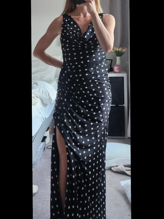 Abercrombie & Fitch Dresses & Skirts - Abercrombie & Fitch Polka Dot Formal Maxi Dress